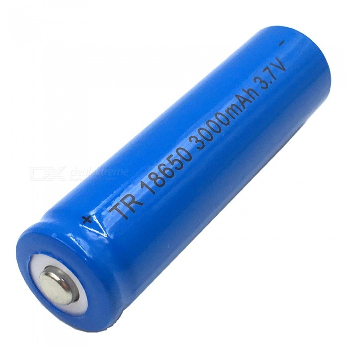 3.7 V Li-Ion 3000mAh Rechargeable Battery