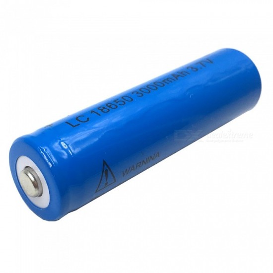 3.7 V Li-Ion 3000mAh Rechargeable Battery