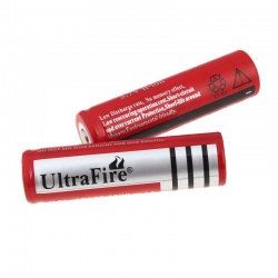 4.2V 6800mAh Rechargeable Lithium Battery  Red 