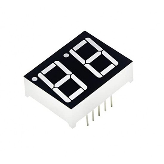 7-Segment Display 2 Digit 0.5 inch Common Anode