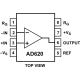 AD620AN  Low Power High Accuracy Instrumentation Amplifier