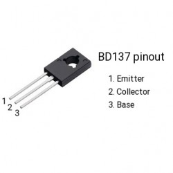 BD137 NPN Transistor 1.5A 45V