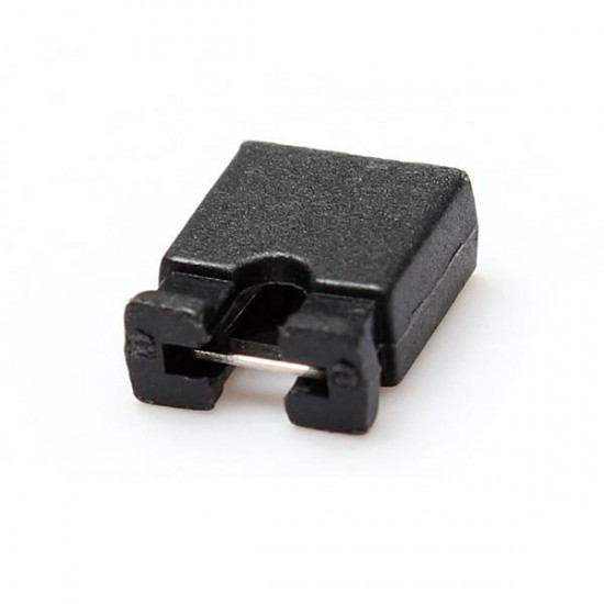 Female Jumper Socket Open Top Black 2.54mm          