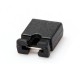 Female Jumper Socket Open Top Black 2.54mm          