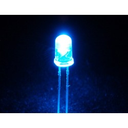 LED Blue Clear 5mm / Blue Light Emitting Diode