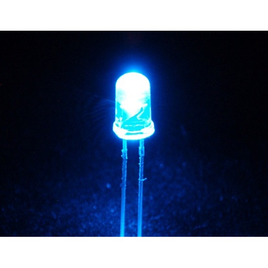 LED Blue Clear 5mm / Blue Light Emitting Diode