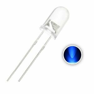 LED Blue Clear 5mm / Blue Light Emitting Diode