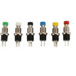 Momentary Button - Panel Mount 6 Colors