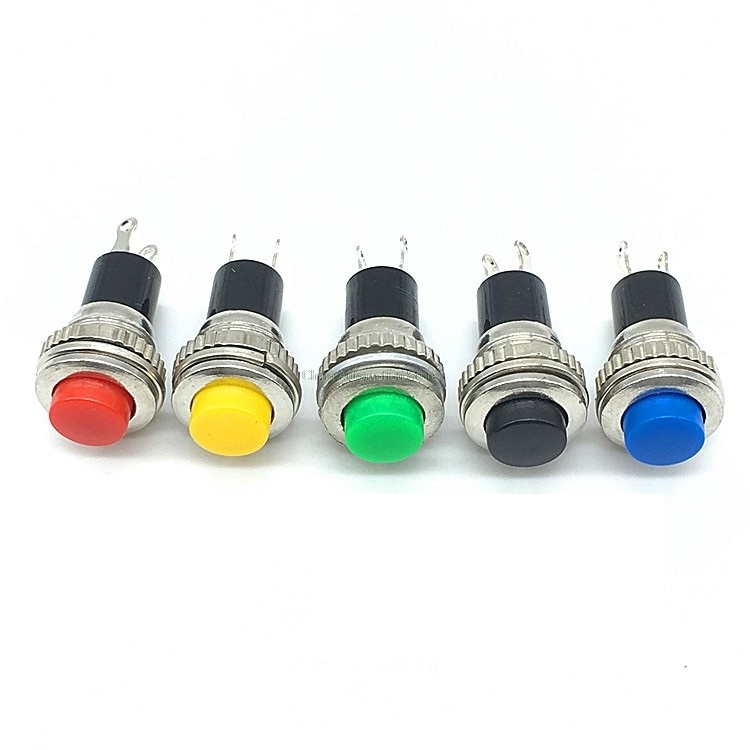 Momentary Button - Panel Mount 6 Colors