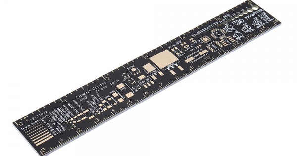 Electrical Reference Ruler PCB Ruler Reference for Electronic Engineers 15cm