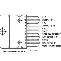 TDA2009A 10W Stereo Amplifier