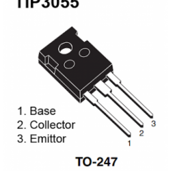TIP3055 NPN Power Transistor 60V 15A