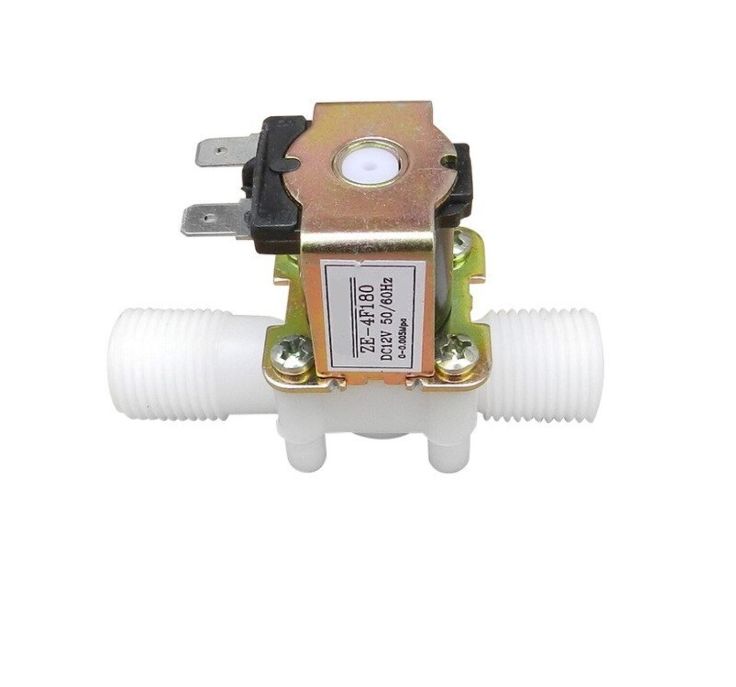 2 Way 2 Position Solenoid Valve DC 12V 0.5 inch Normally Closed