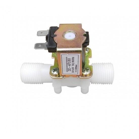 OD 12mm Normally Closed Electromagnetic Switch Water Inlet Flow Switch Solenoid Valve DC 12V Solenoid Valve