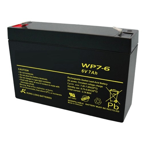 Battery 6V 7AH Sealed Lead Acid
