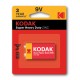 Battery 9V Kodak - ZINC