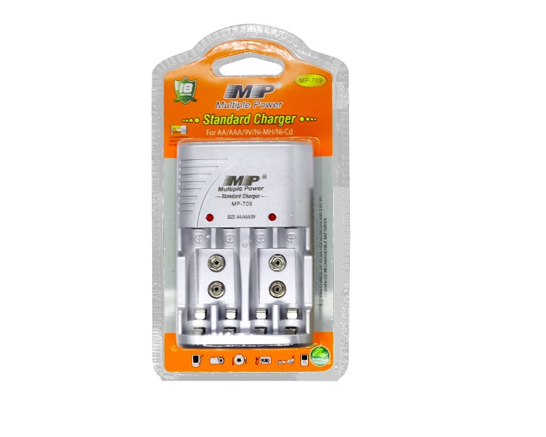 Battery Charger for AA/AAA/9V/Ni-MH/Ni-Cd Multi-function