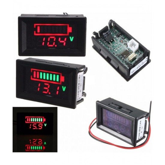 Battery Voltage Meter with range DC 6-120V