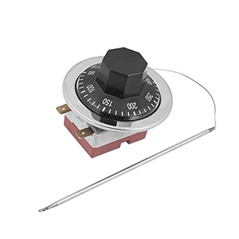 Capillary Thermostat Adjustable Temperature Control 50-300C 250V 16A 