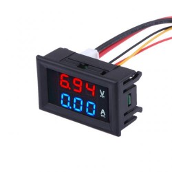 DC Volt Amp Dual Display Meter DC 0-100V10A