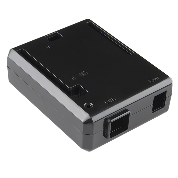 Arduino Uno Case - Black Plastic
