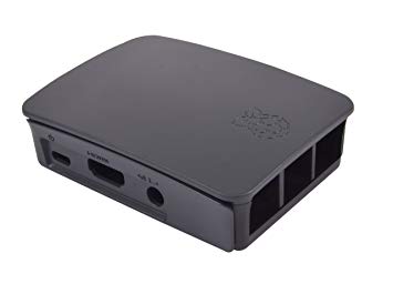   Case Black Curved Raspberry Model B+ 