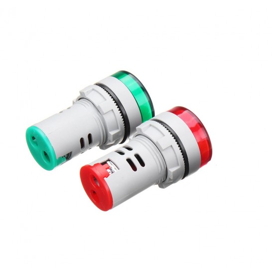 Digital Voltmeter 22mm AC 60 -500V Volt Voltage