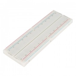 2x 400 Point Solderless Breadboard + 40 Dupont Wires (10cm M-M) – Prototyping Kit For Electronics & Arduino Projects
