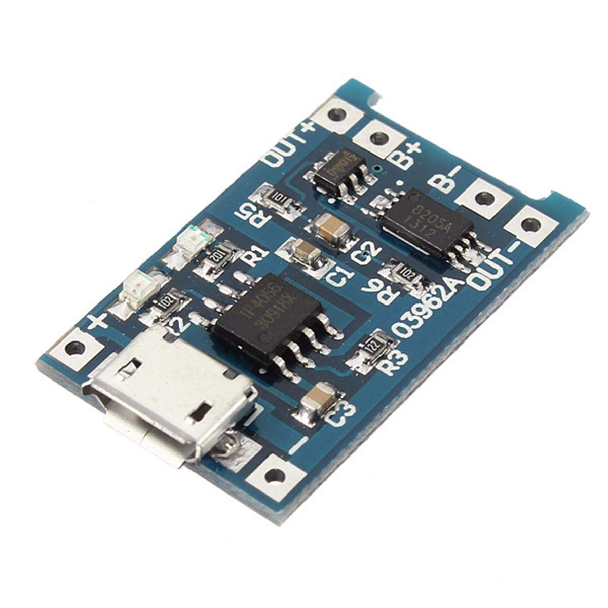Lithium Battery Charging Board Charger Module 03962 Micro USB 18650