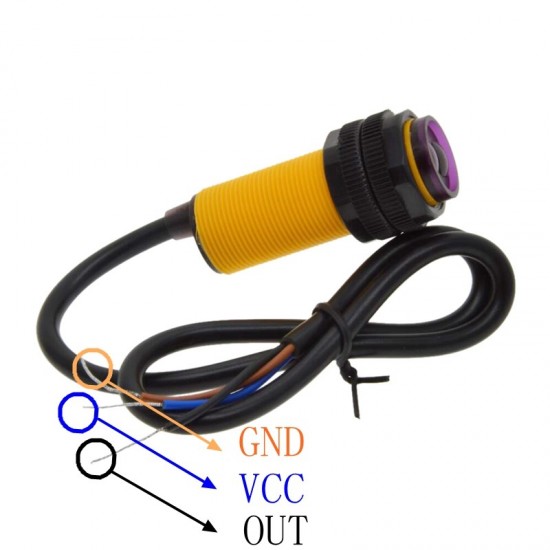E18-D80NK Smart Car Photoelectric Obstacle  Avoidance  Sensor Proximity Switch