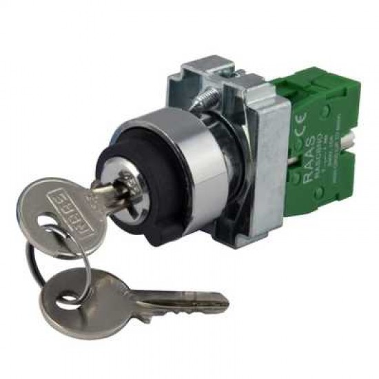 Key Switch Panel Mount 22.5mm