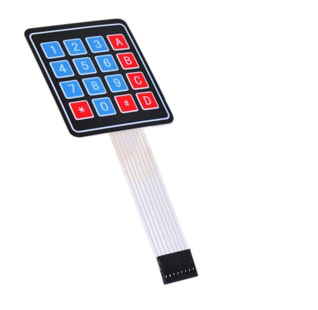 Keypad 4 X 4 Matrix Keyboard 16 Key Membrane