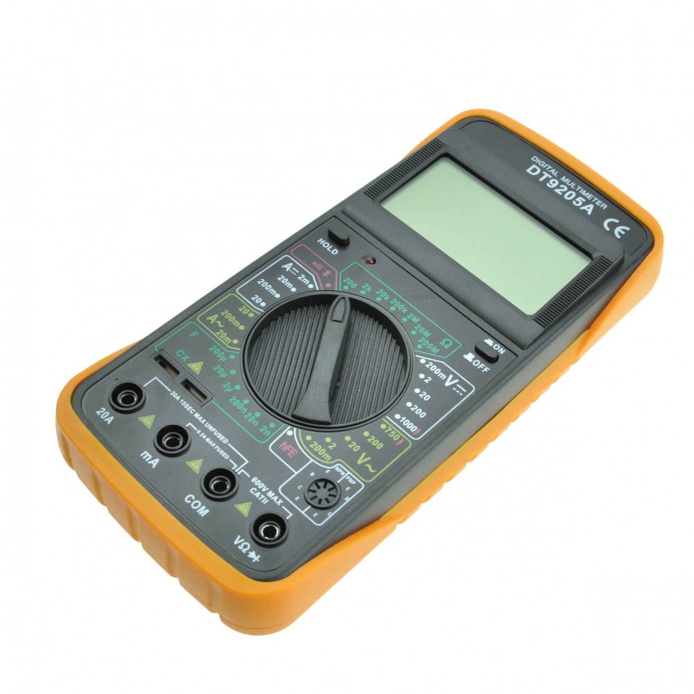 Digital Multimeter DT9205A | Measuring Devices | Electronic Components | TwinsChip