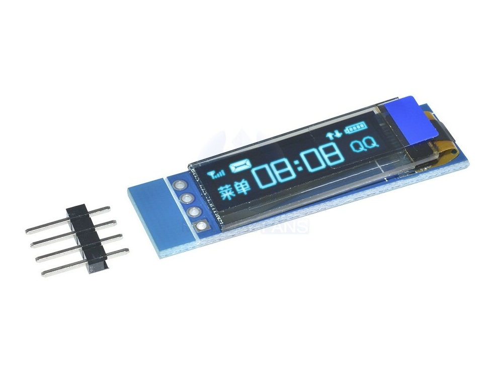 OLED  0.69" Blue I2C LCD Module for Arduino