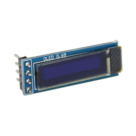 OLED  0.69" Blue I2C LCD Module for Arduino