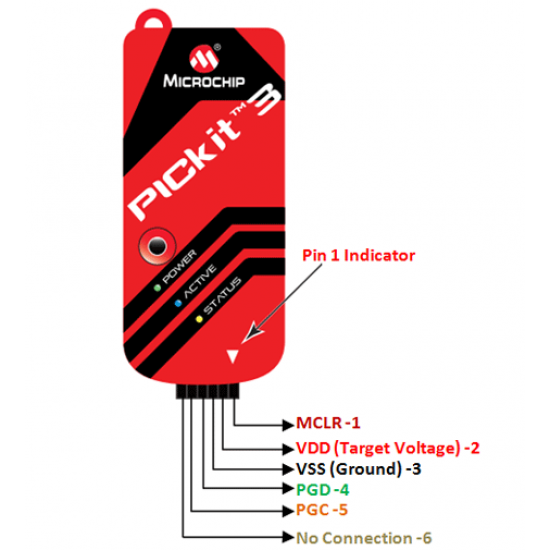 PICkit3 In-Circuit Debugger/Programmer – Genuine Microchip MPLAB Compatible