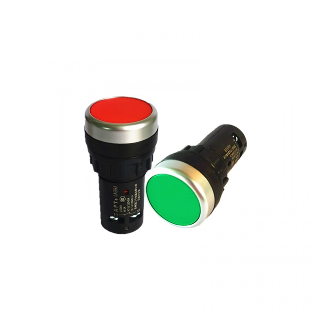 Push Button Switch Normally Open 22 mm With Auxiliary Normally Closed