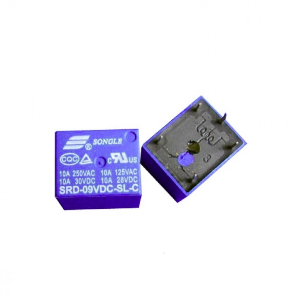 Relay 9V 10A - 5 Pin PCB | Electronic Components | TwinsChip Relay 9V 10A - 5 Pin PCB | Electronic Components | TwinsChip