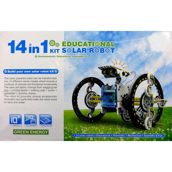 14 in 1 Educational Solar Robot Kit