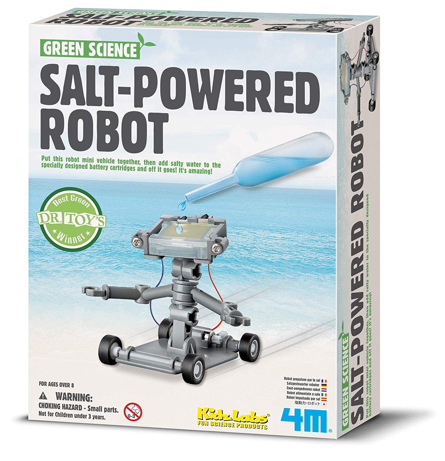 Salt Water Powered Robot Kit