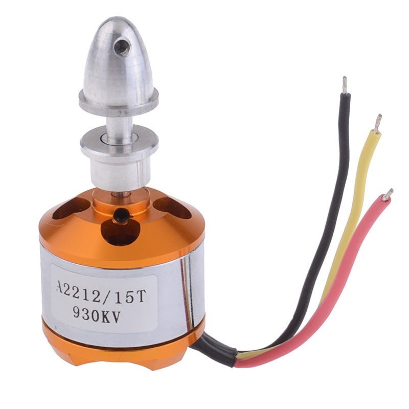 A2212 Brushless Motor with Banana Plugs (930 KV)