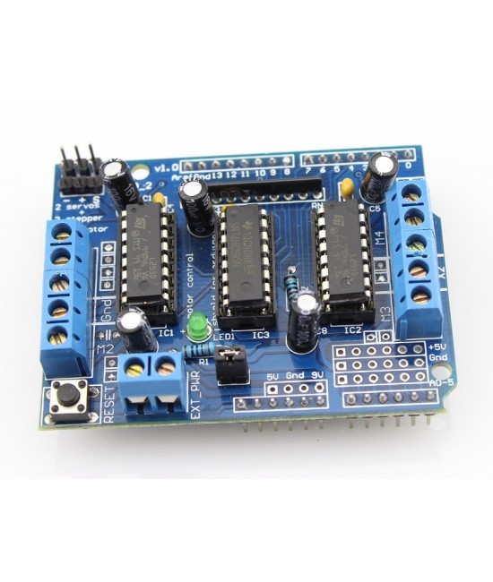L293D Motor Drive Shield For Arduino - UNO & Mega