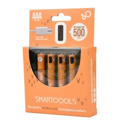 Smartoools (4 x AAA) Batteries - Rechargeable 450mAh