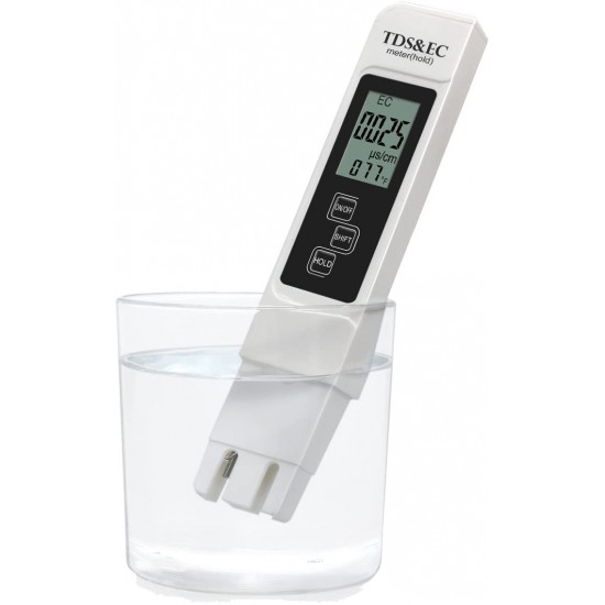 TDS EC Temperature 3 In One Meter Digital Tester 