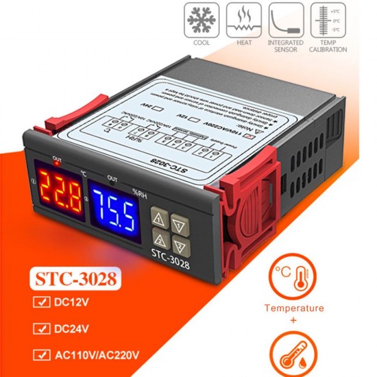 Digital Temperature Humidity Controller STC 3028
