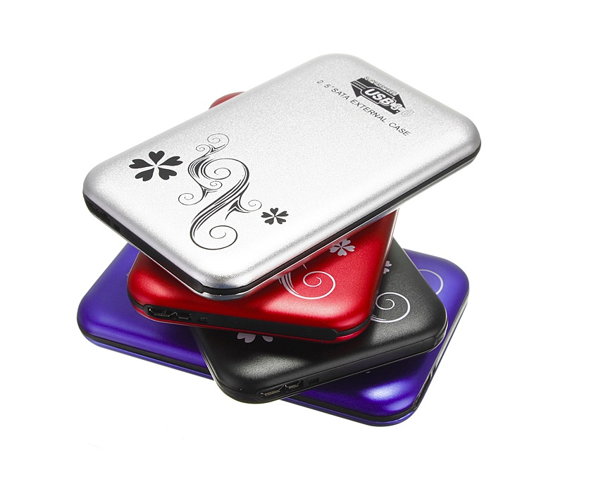 USB 3.0 Portable SATA HDD 2.5 Enclosure External Case 