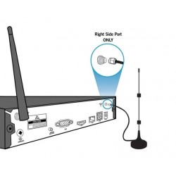 Wi-Fi Extender Antenna 9 ft - Compatible with Night Owl Wi-Fi IP Cameras and Wi-Fi NVR